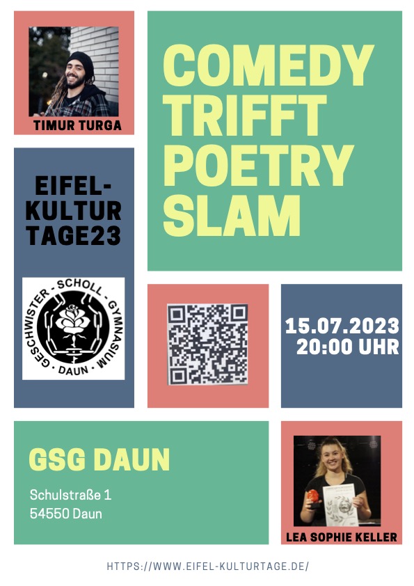 15.07.23 Comedy trifft Poetry Slam - SchülerInnen organisieren eine Kulturveranstaltung